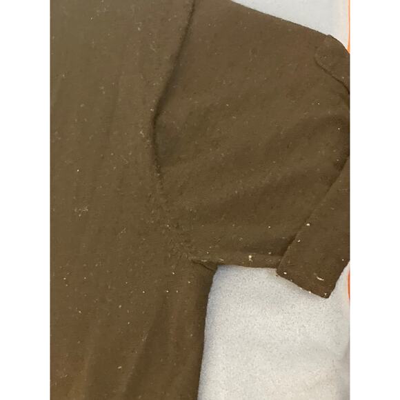 Ann Taylor Loft Short Sleeve‎ Open Front Knit Cardigan with Pickets Black Size L - Picture 8 of 9